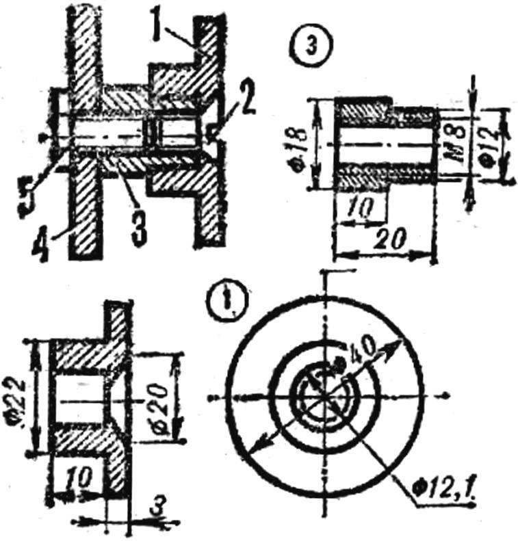 Fig. 2. Node ypravlaushiy wheel