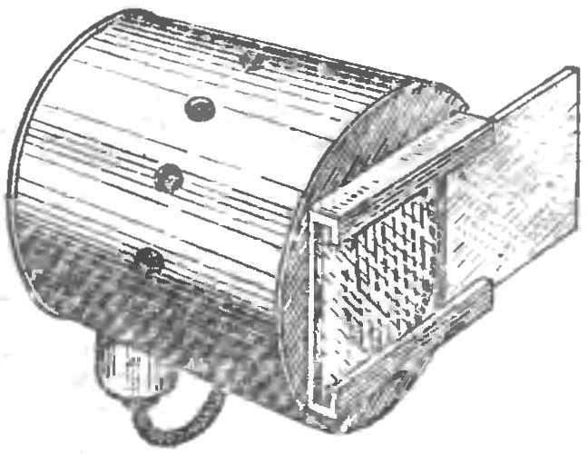 Fig. 1. Homemade raster lamp.