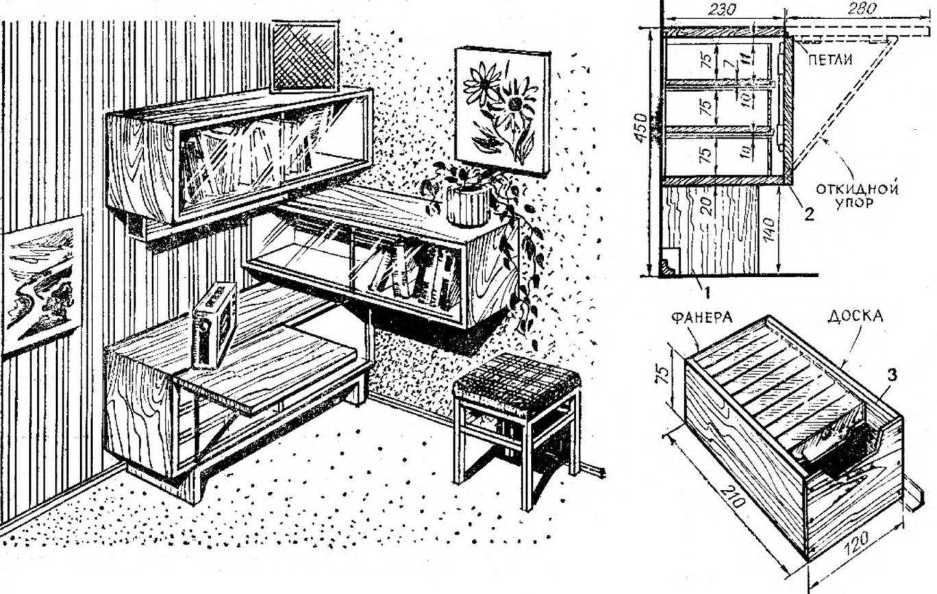Fig. 4. Bookshelf in the role tables