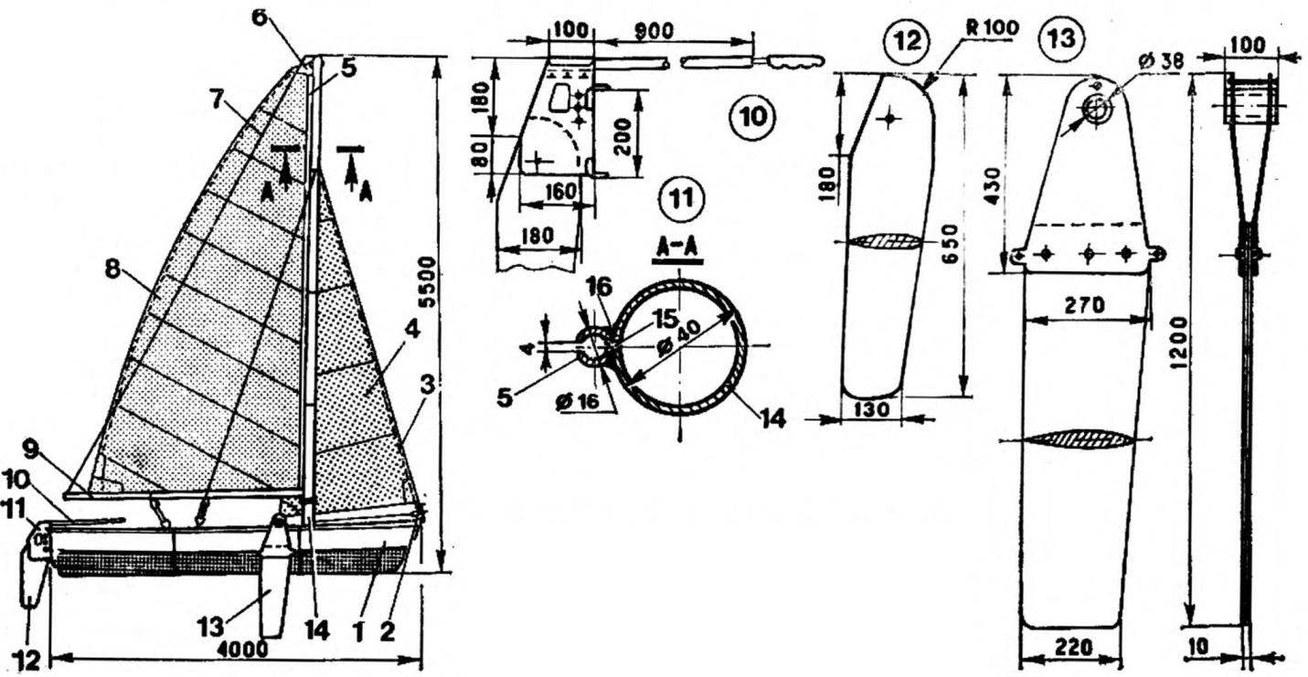 Fig. 1. General view of the collapsible Dinghy