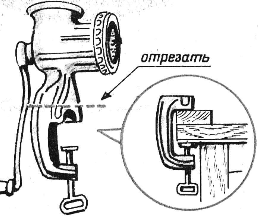 THE MEAT GRINDER BECAME CLAMP