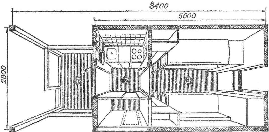 Fig. 2. The plan of the house