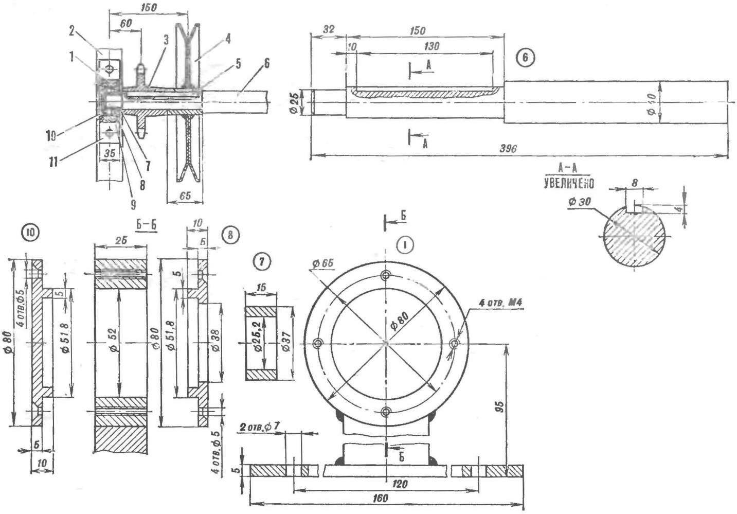Fig. 4. The node axle main gear
