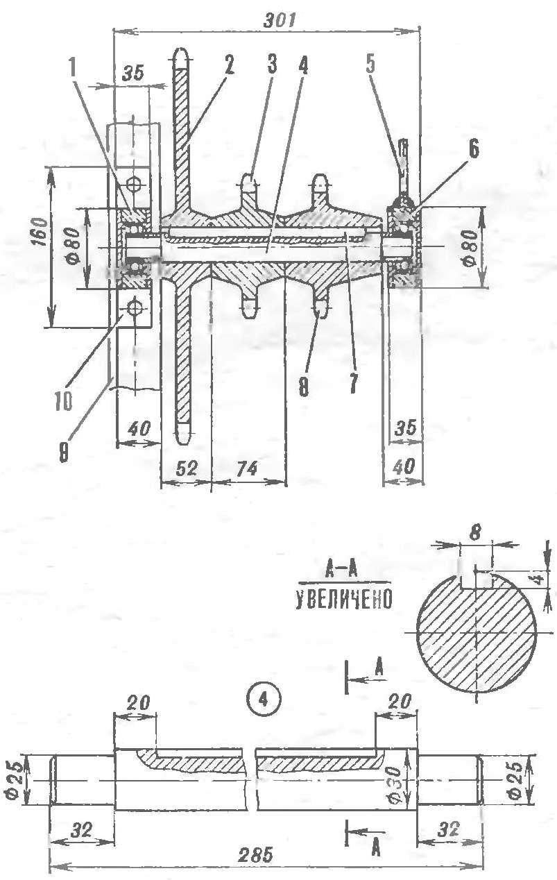 Fig. 5. The node intermediate shaft