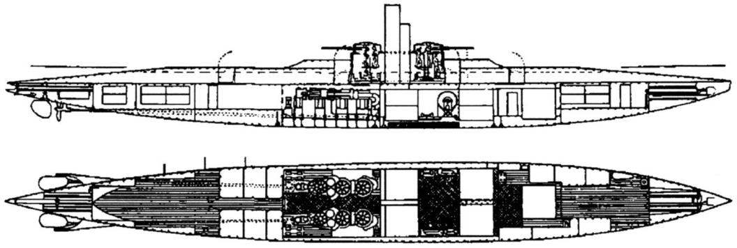 Подводная лодка Д. Холланда «Плунжер-1», США, проект 1888 г.