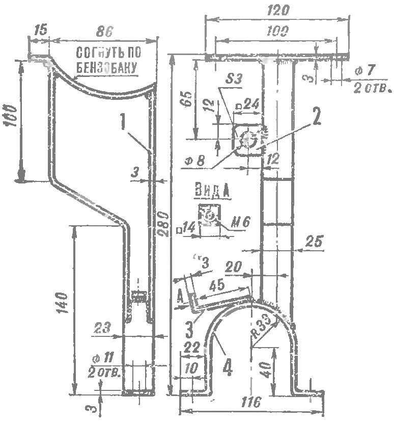 Fig. 3. Stand gas tank with a hose clamp PTO