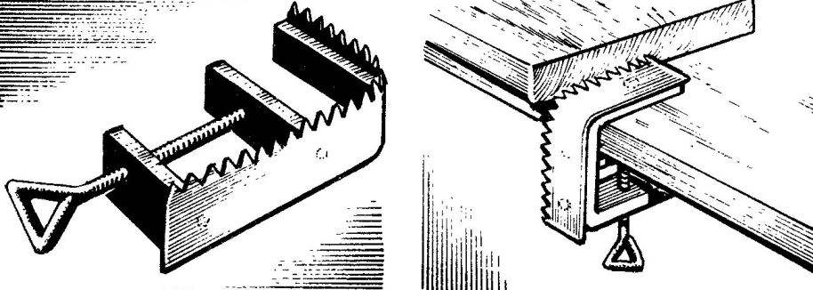 THERE ARE CLAMP — THERE IS A WORKBENCH