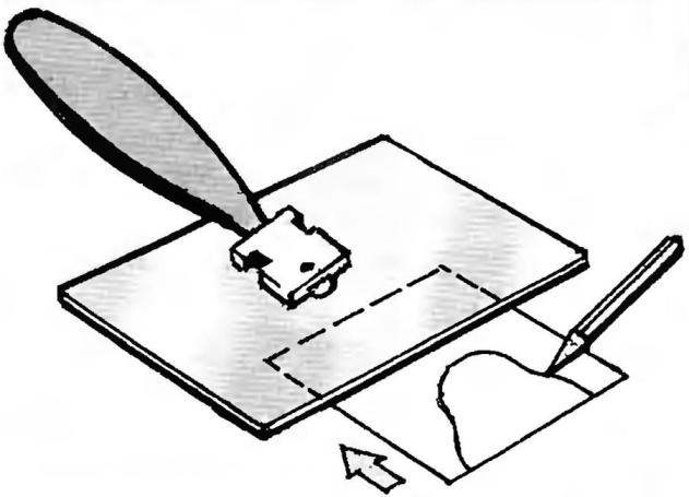 GUIDE FOR THE GLASS CUTTER