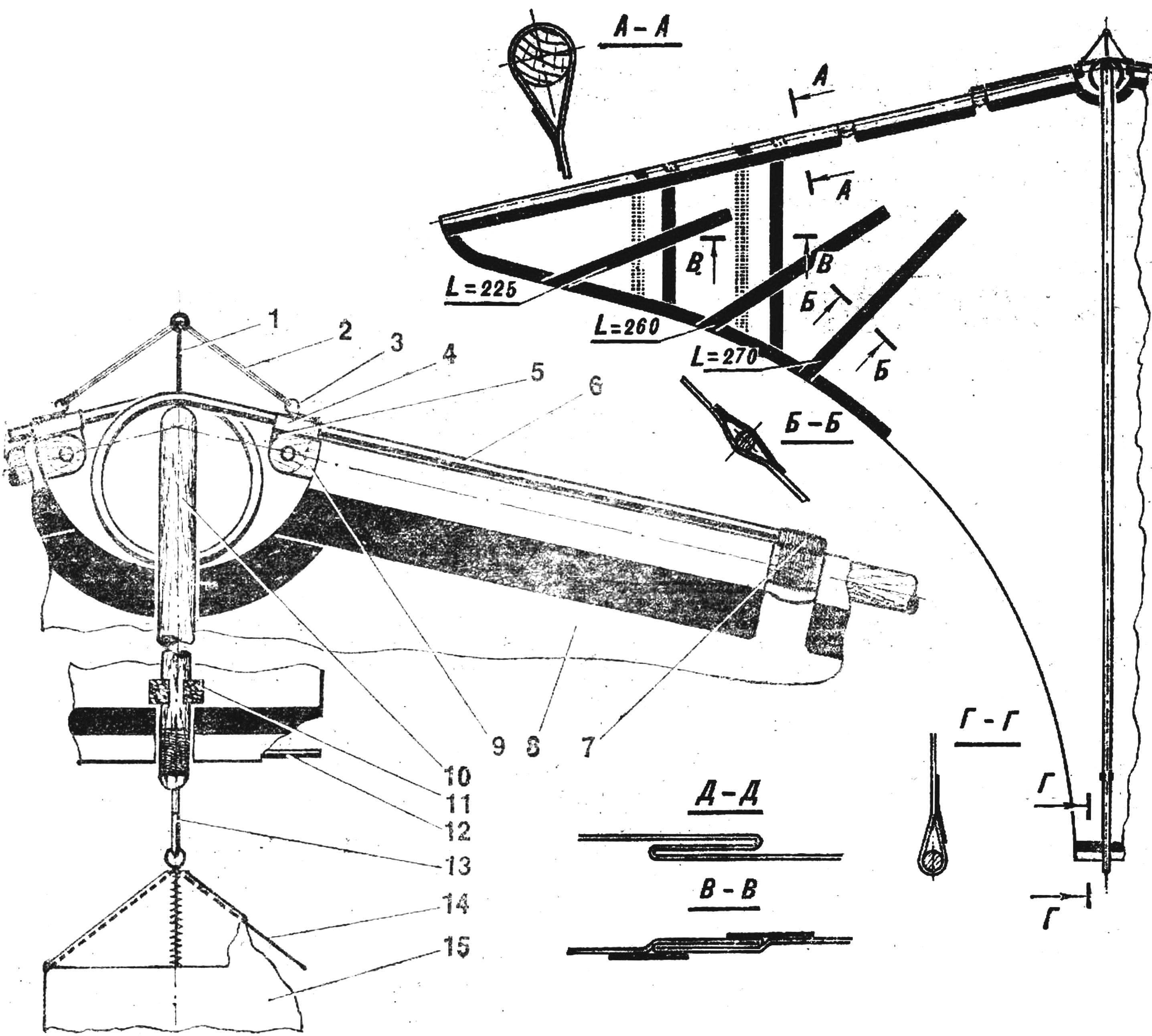 Конструкция пилотажного змея «Акробат-5»