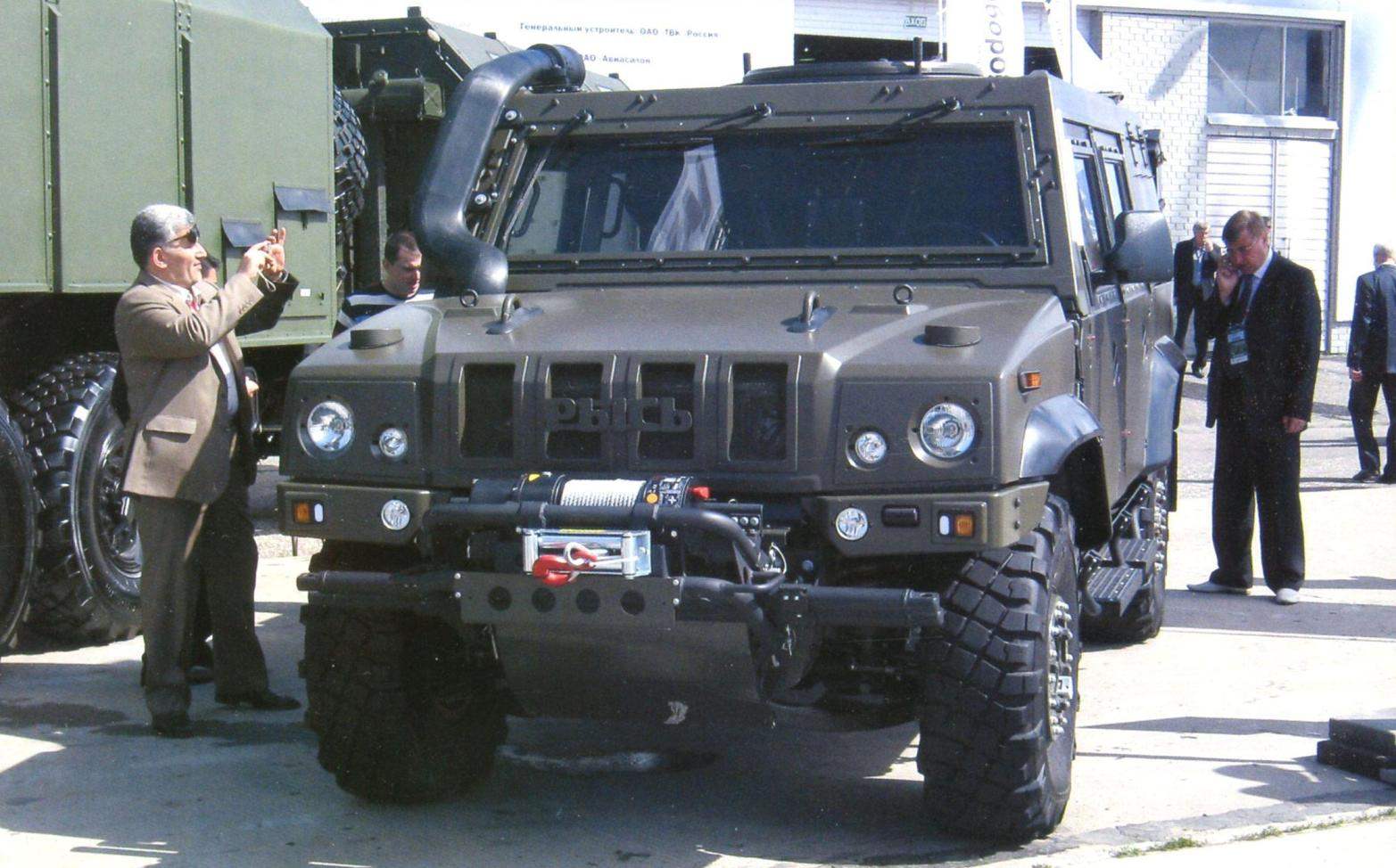 ARMORED CAR IVECO UNDER THE BRAND NAME 