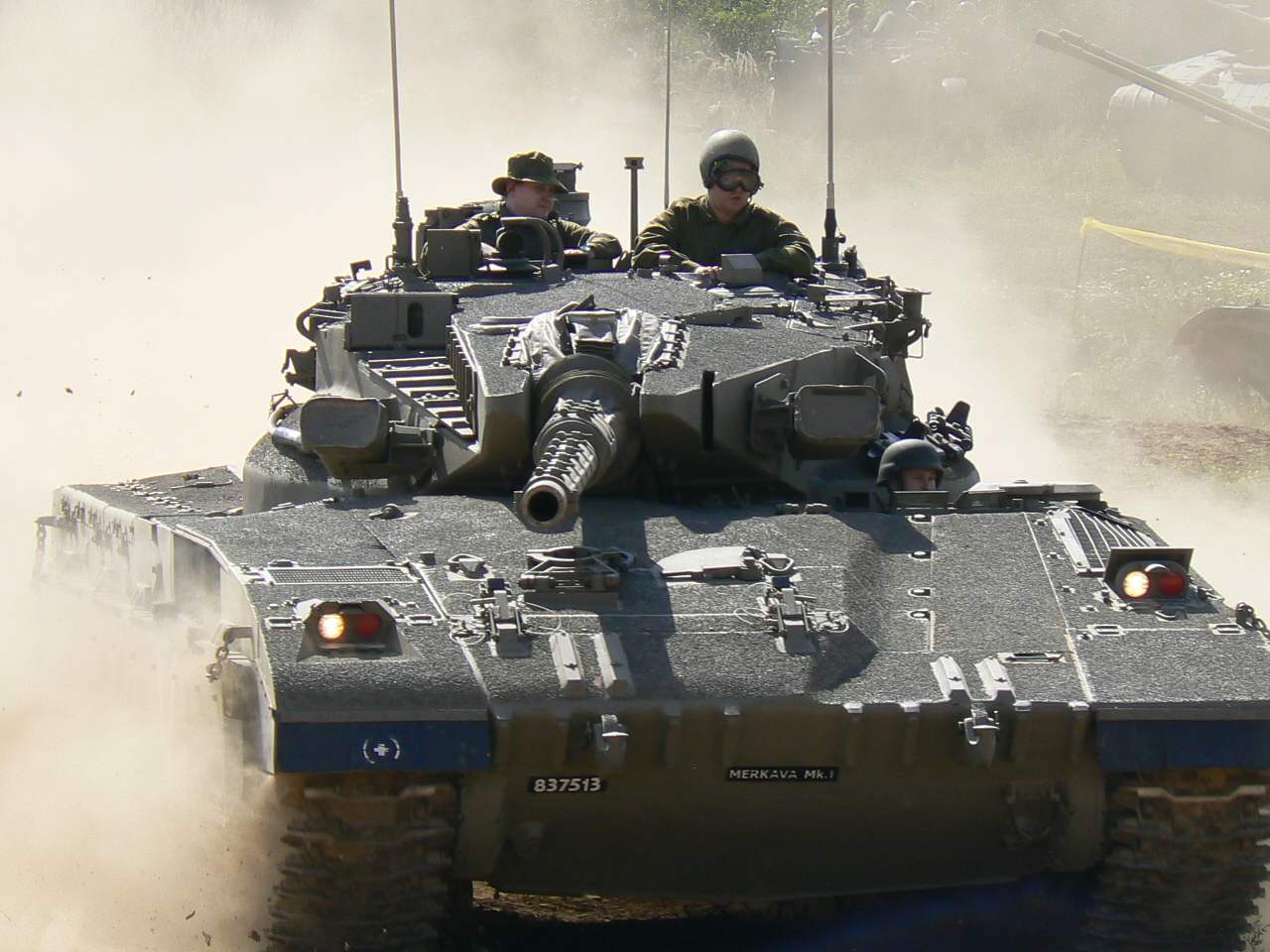 MERKAVA TANK OF THE ISRAELI ARMY