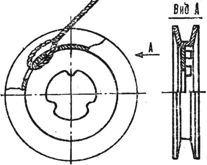 Fig. 4. Sealing of cable on the block.