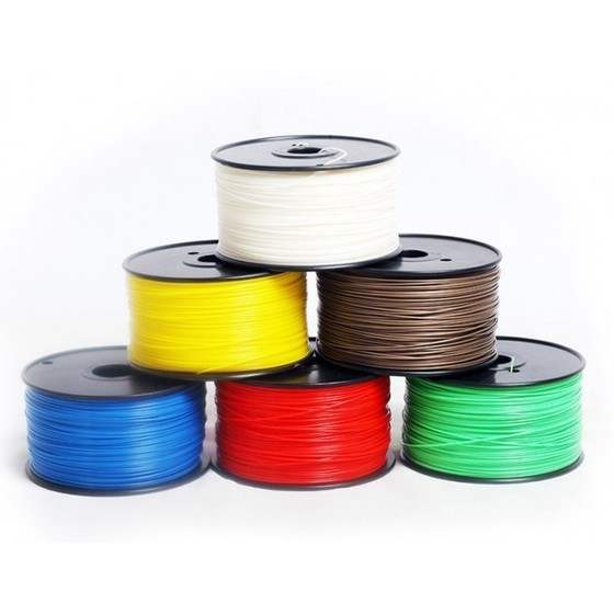 Photo of the spool of plastic.