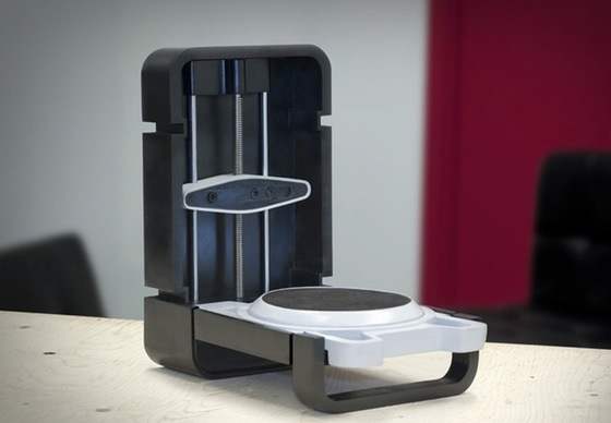 Photo scanner is taken as a basis in designing your own.