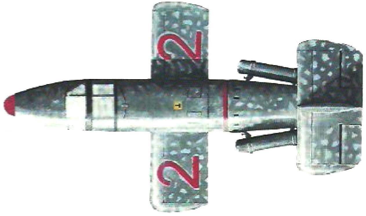 Rocket interceptor Bachem BA 349 Matter