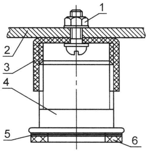 Design of adjustable support legs from the neck of the bottle