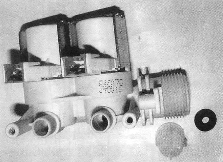 Фото 2. Впускной электромагнитный клапан стиральной машины