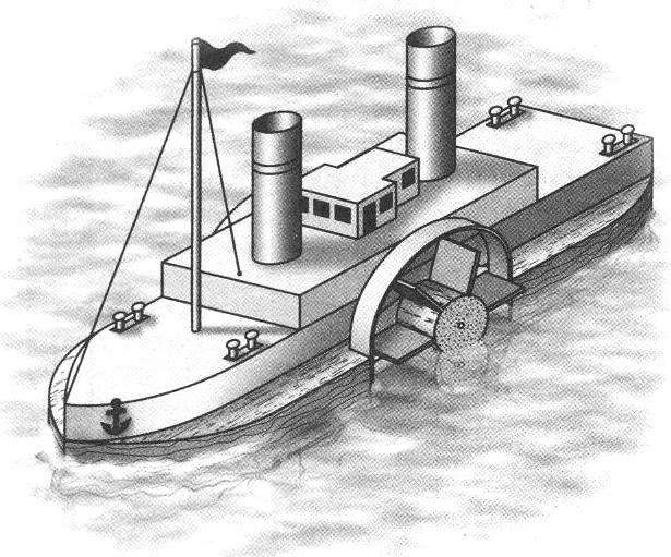 Колёсный пароход — Википедия