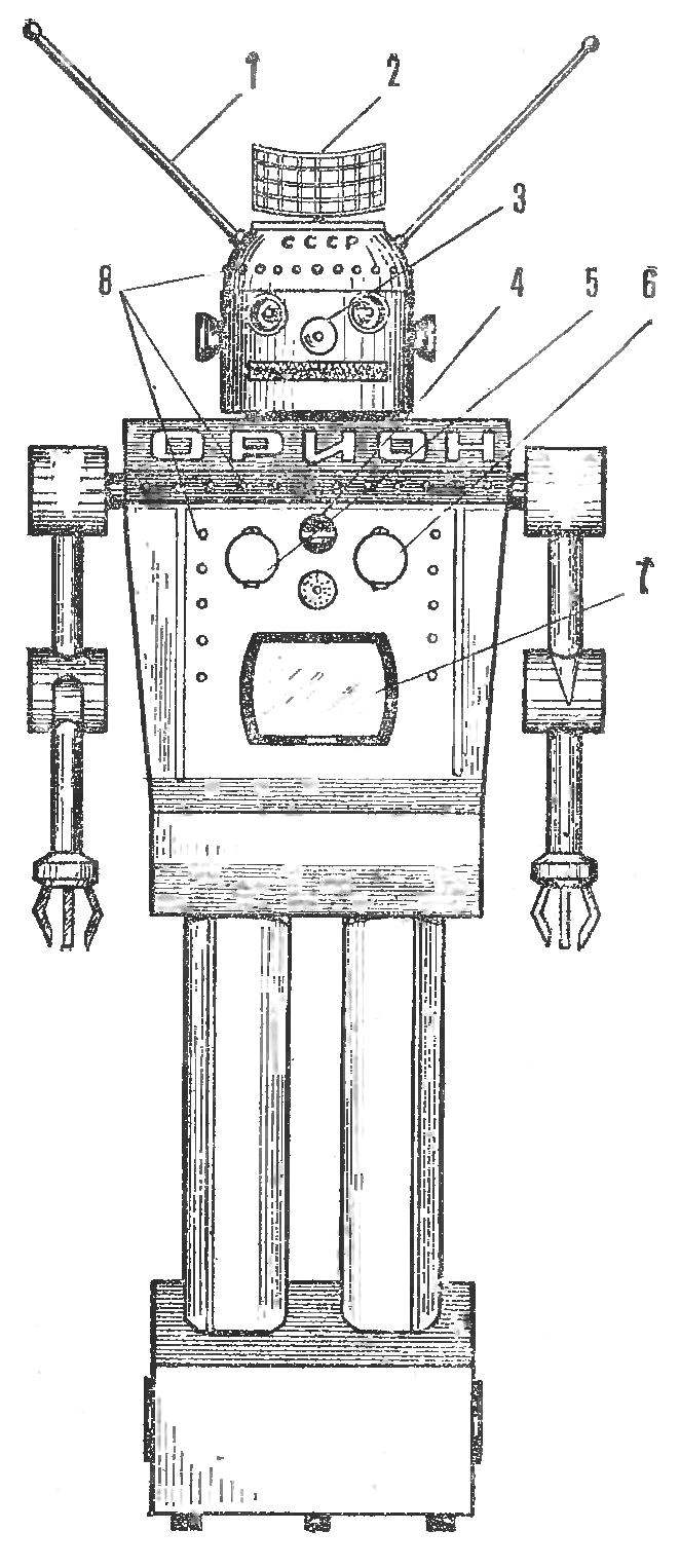 Fig. 1. The appearance of the robot