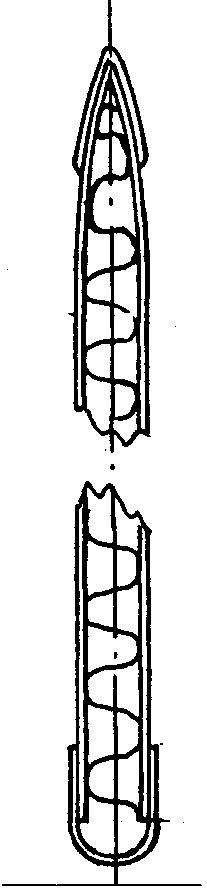 Схема окантовок передних кромок киля и стабилизатора и задних кромок киля и руля высоты
