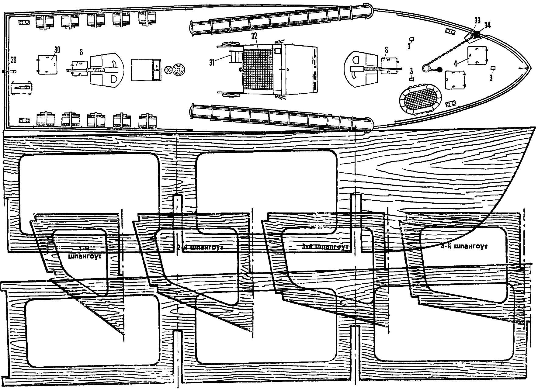 Model of torpedo boats