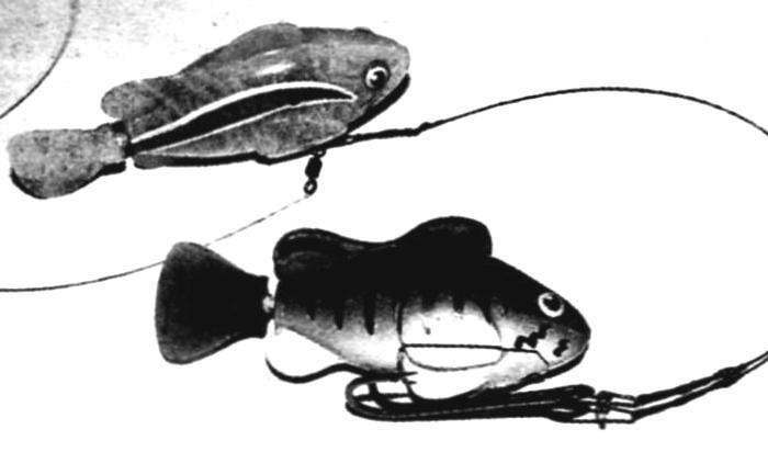 Два варианта схем звуковой приманки для рыб