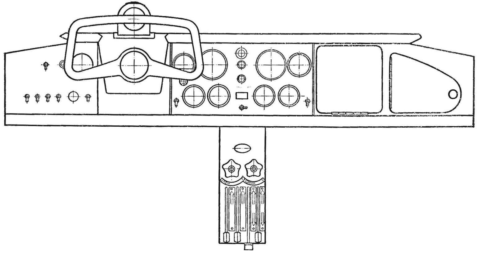 Fig. 4. Instrument panel and controls.