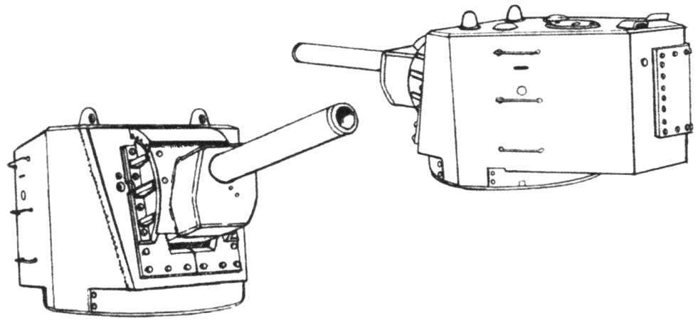 Башня прототипа и первых серий танка КВ-2