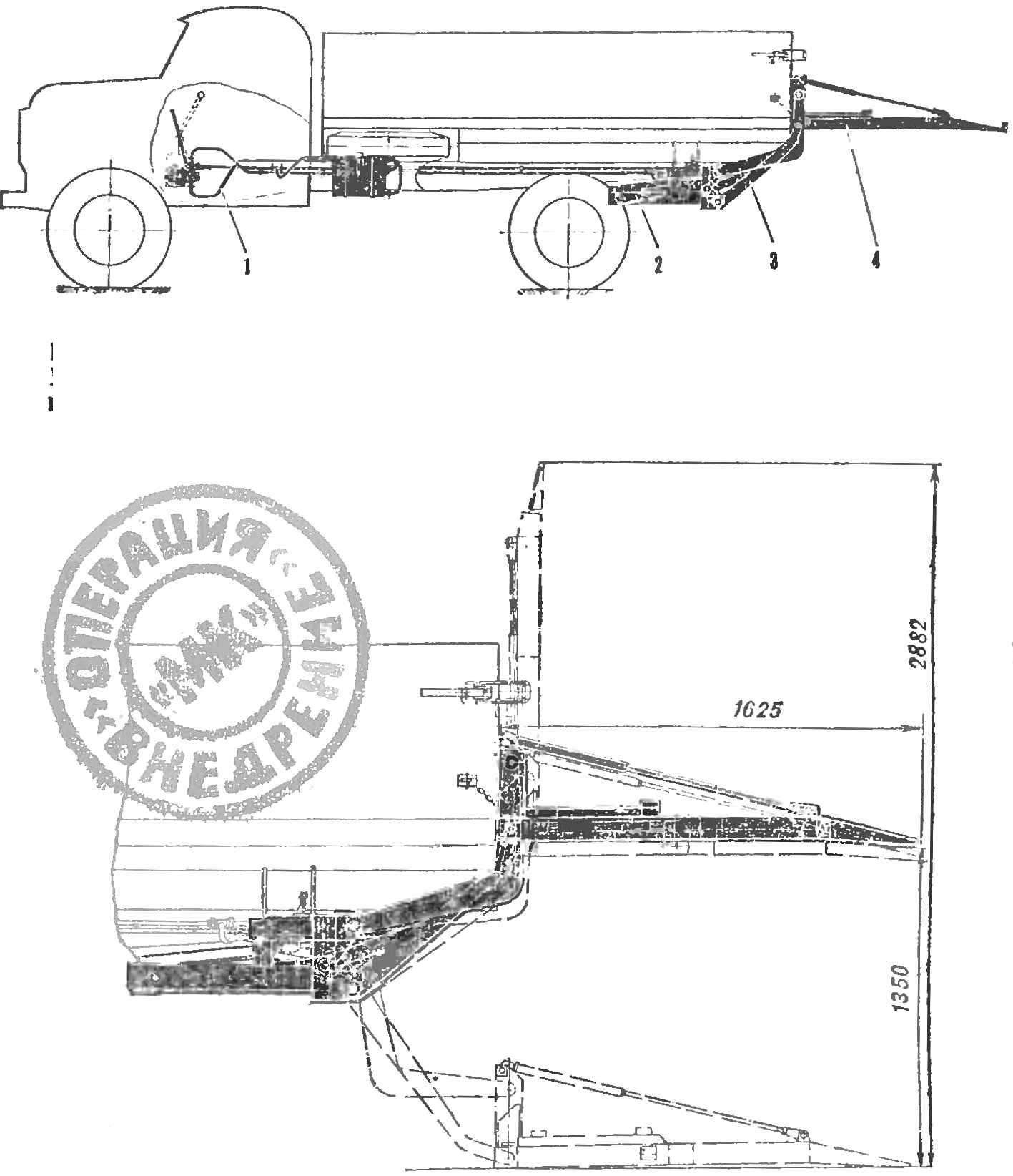 Vehicle with tail-lift and its design