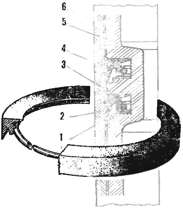 Cuff for piston