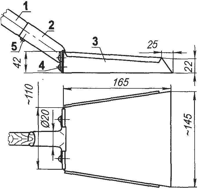 Садовая лопатка своими руками чертежи с размерами