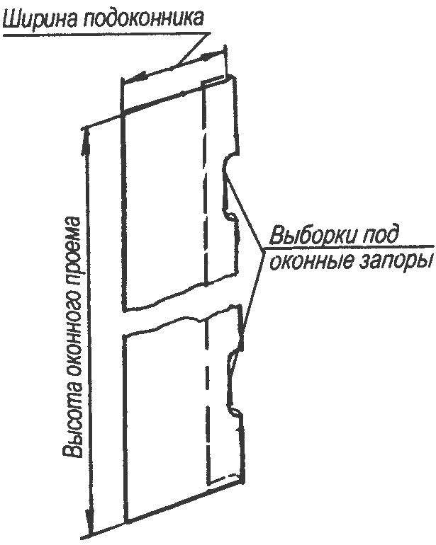 Вертикальная панель аэроотсекателя