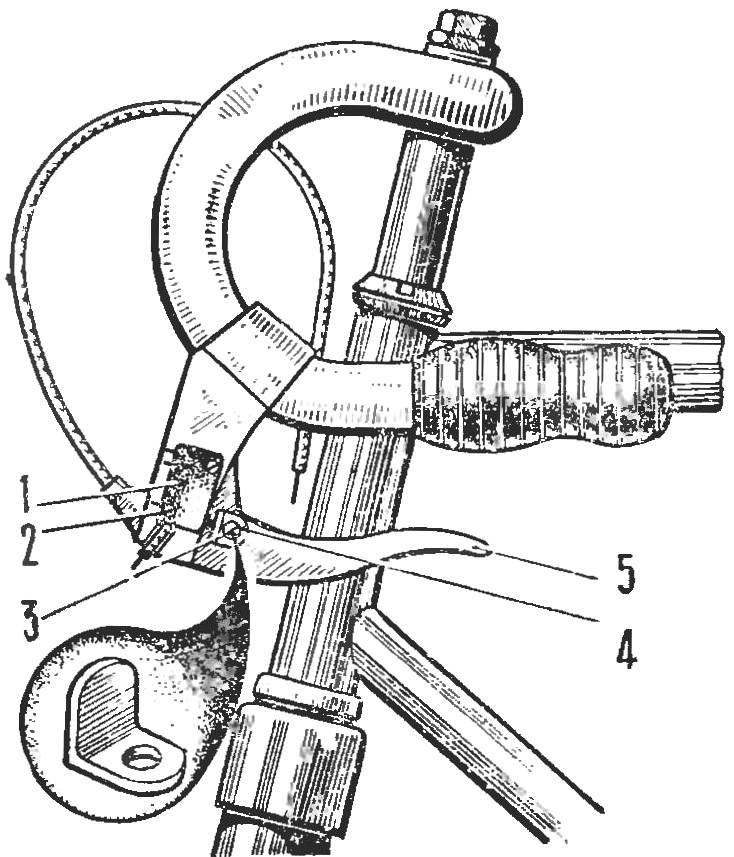 Fig. 2. The sensor device stop signal to legkodimova bike