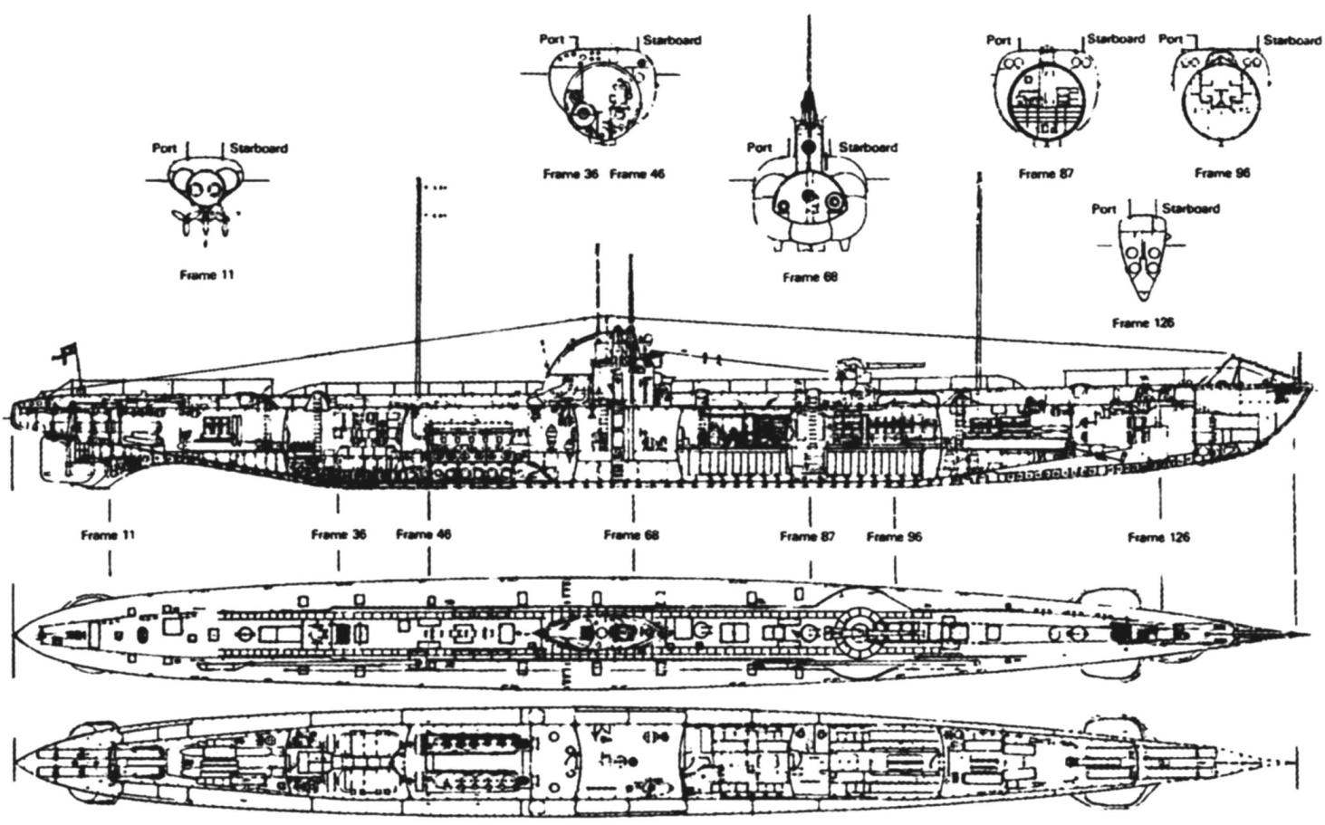 Подводная лодка «U-166» («Проект 43»), Германия, 1917 г.
