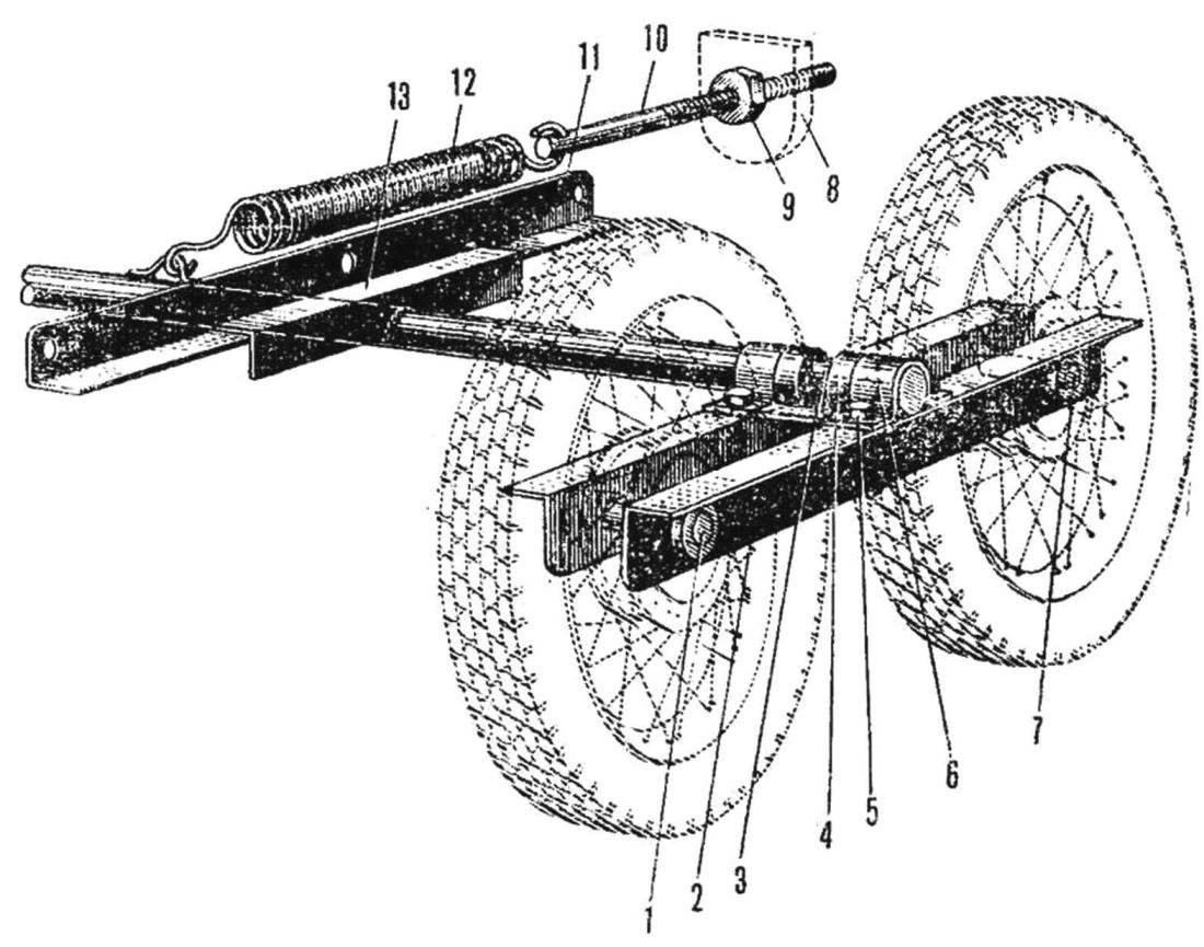 Рис. 5. Каретка задних катков