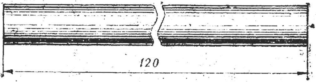 Fig. 2. Auxiliary pipe Ø 9 mm.