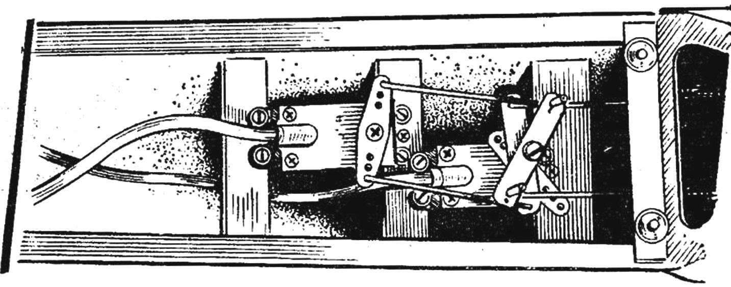 Fig. 4. The layout of the lever drive