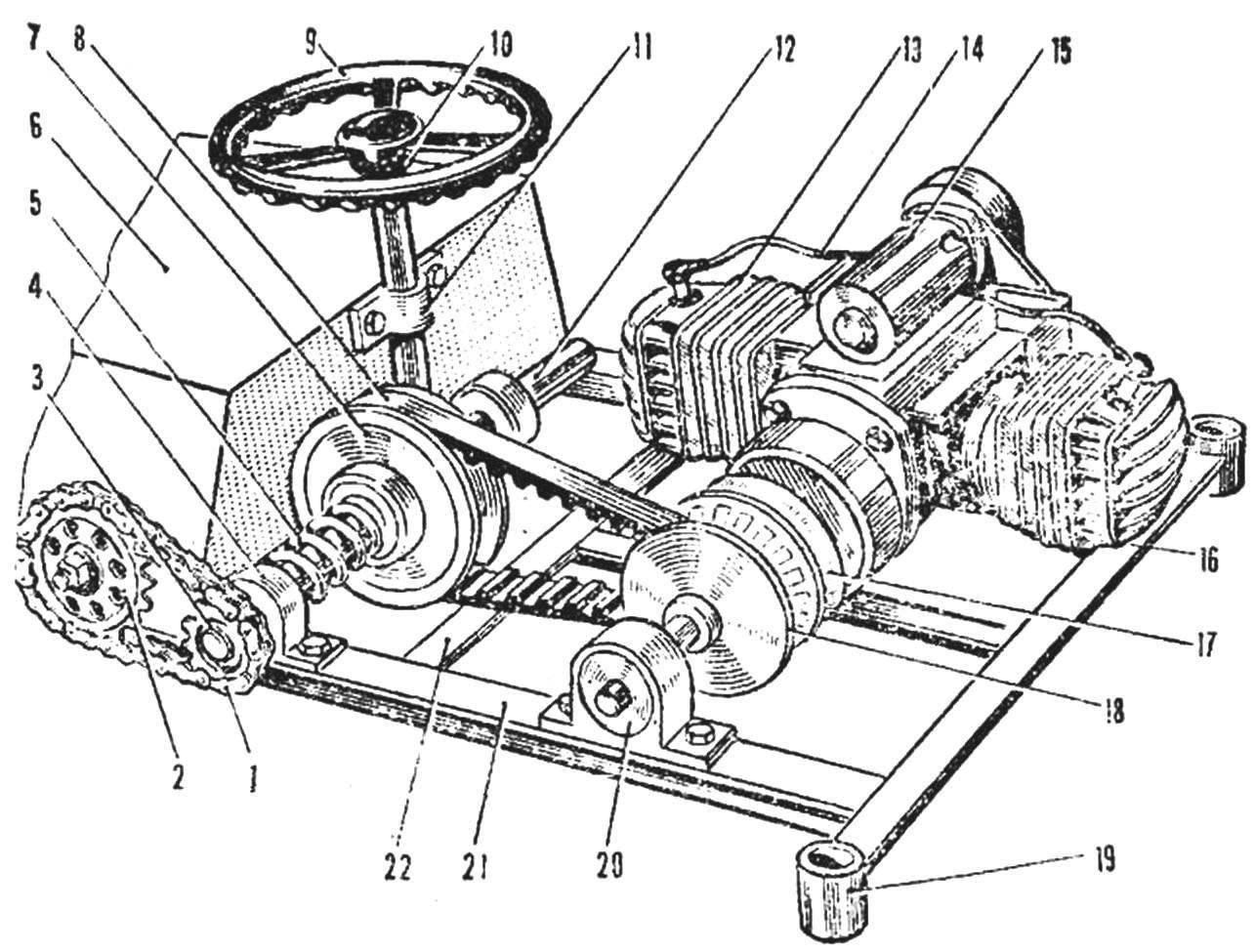 Fig. 5. Powerplant motoart Abdurashidova A. and V. Kurzenko