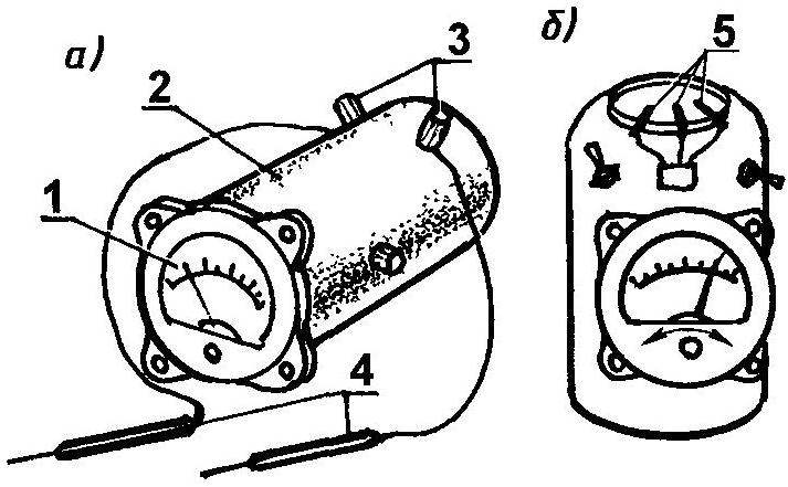 Fig. 10. Measuring instruments in cases made of plastic cans