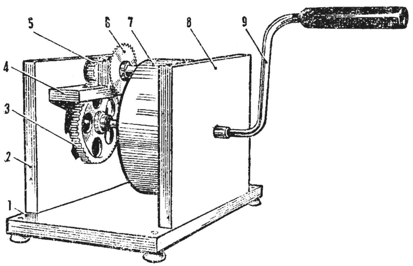 Fig. 1. Circular saw with manual transmission