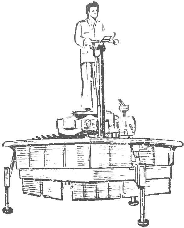 Fig. 6. One of the prototypes flying platforms.