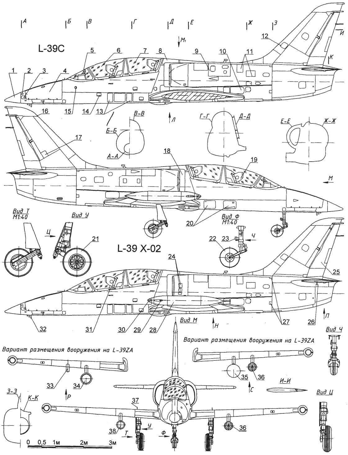Training and combat aircraft L-39