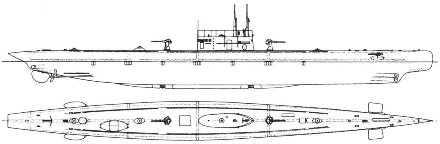 Подводная лодка «Агостино Барбариго», Италия, 1918 г.