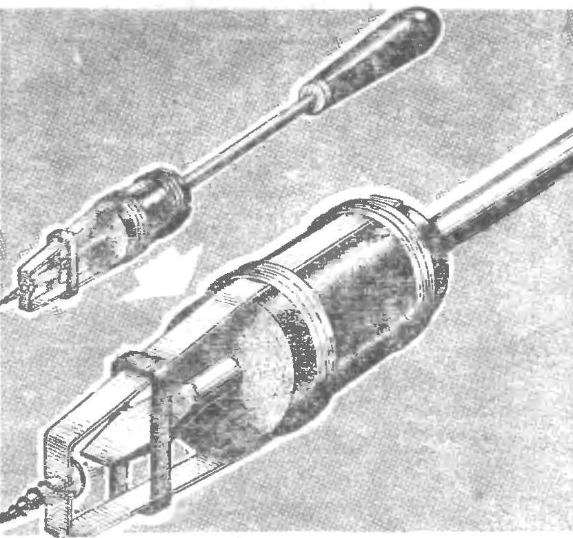 Screwdriver with clip