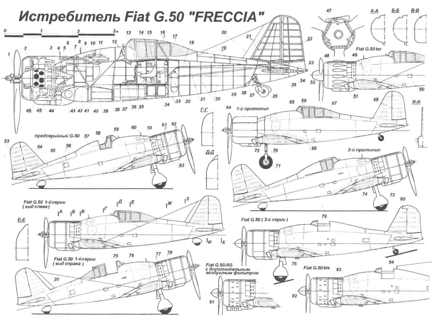 Итальянский истребитель FIAT G.50
