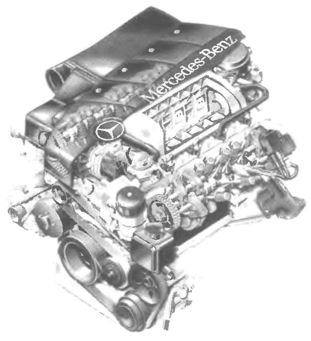 One of the engines of MERCEDES R class — diesel, V-neck, 5-liter, 8-cylinder
