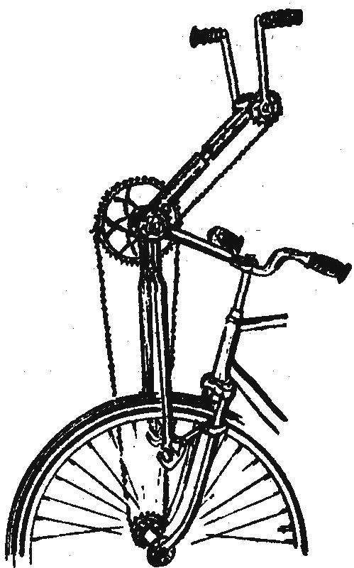 Fig. 1. Hinged front-wheel drive.