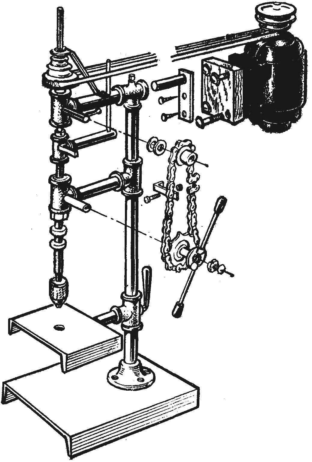 Fig. 1. Drilling machine.