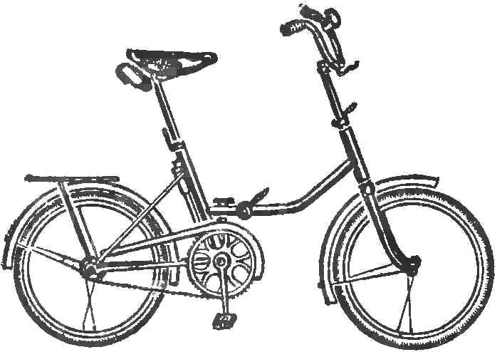 Рис. 2. Складной велосипед «Десна».