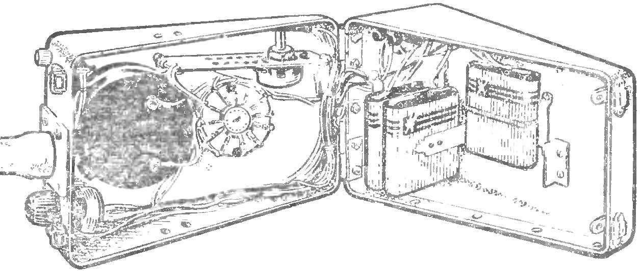 Fig. 3. Internal view of the instrument.